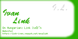 ivan link business card